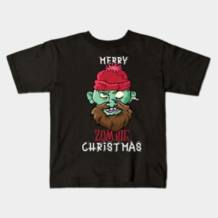 Merry Zombie Christmas Kids T-Shirt